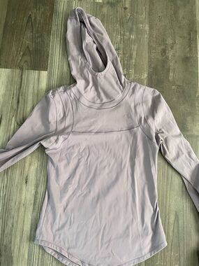 Free People Light Lavender Long-Sleeve Women's Performance Top